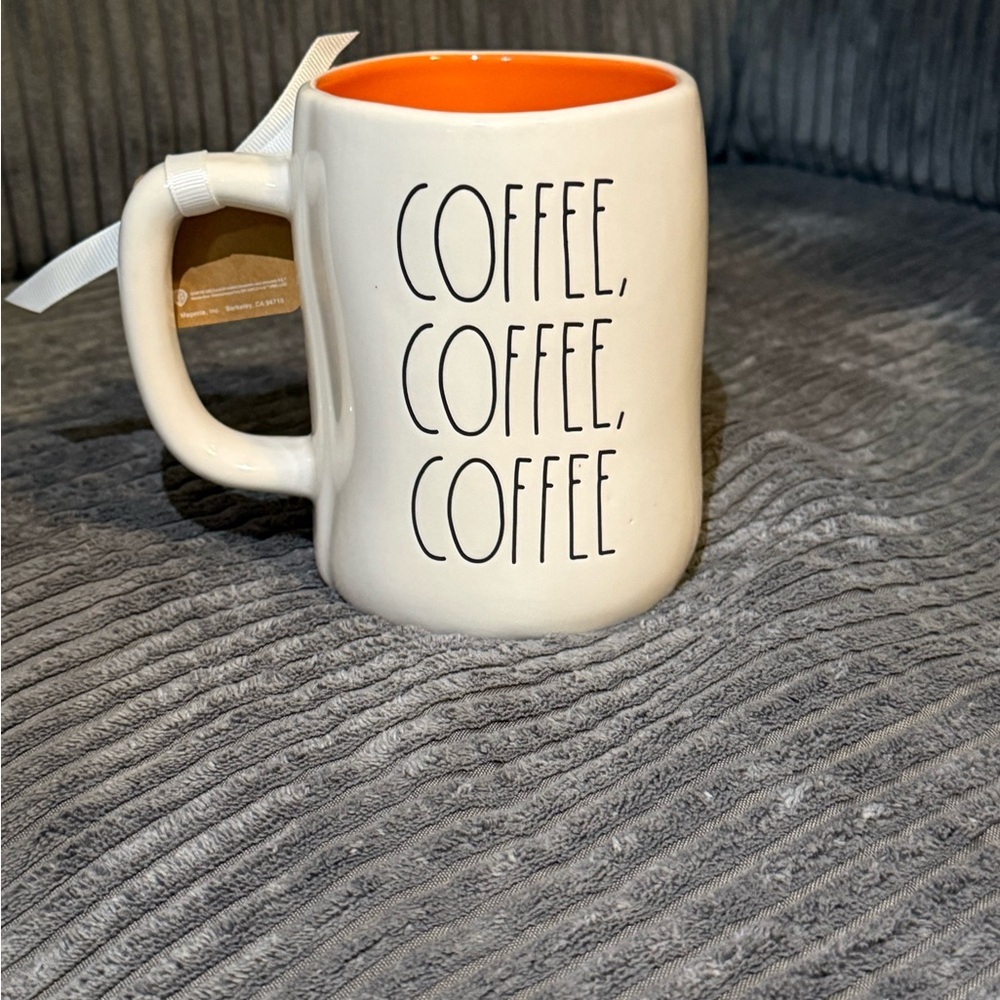 Rae Dunn x Gilmore Girls COFFEE COFFEE COFFEE Double-sided Mug NWT
